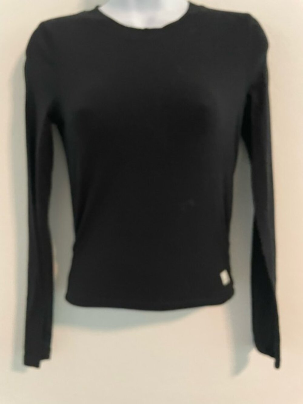 Vuori Lux Crew Shirt Womens X-Small black Long Sleeve Performance